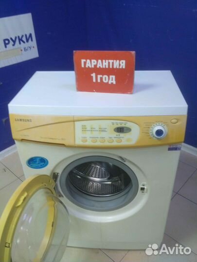 Стиральная машина бу samsung с гарантией 1 год