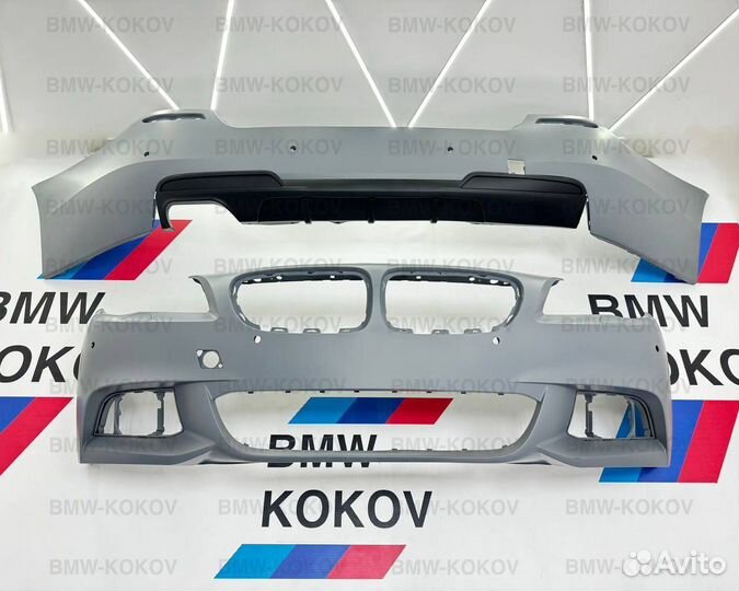 Обвес М пакет BMW F10 рестайлинг комплект с порога