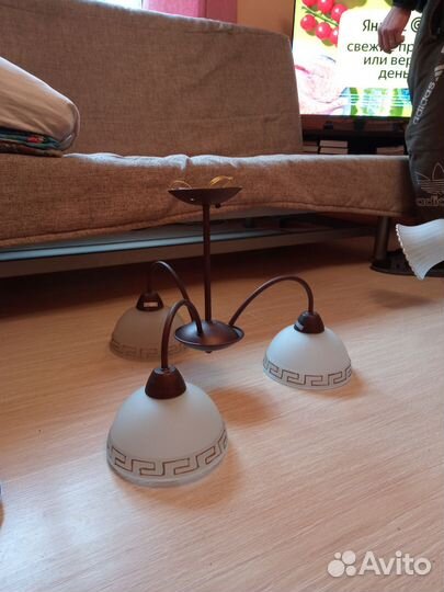 Светильник потолочный подвесной бу