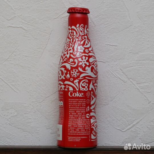 Coca-Cola Sochi 2014 бутылка пустая алюминий