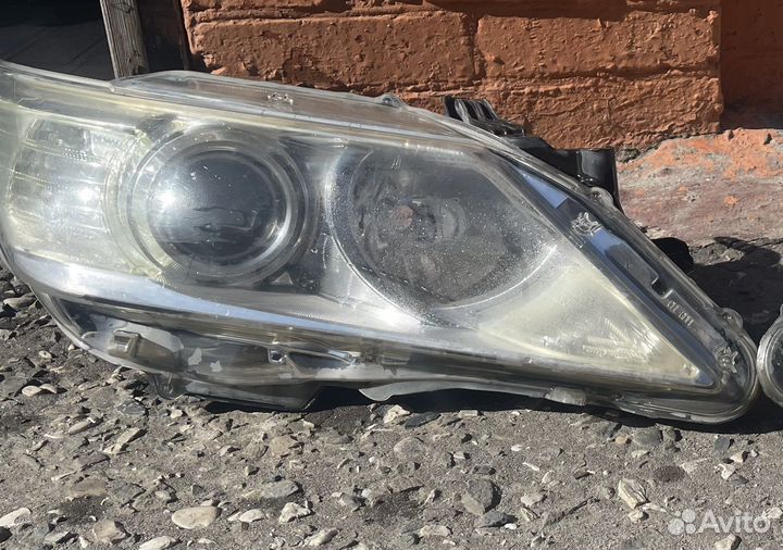 Передние фары на toyota camry 50