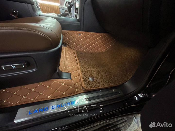 Коврики из экокожи для Toyota Land Cruiser 200