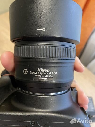 Фотоаппарат nikon d 5100 и объектив 50 1.8G AF-S