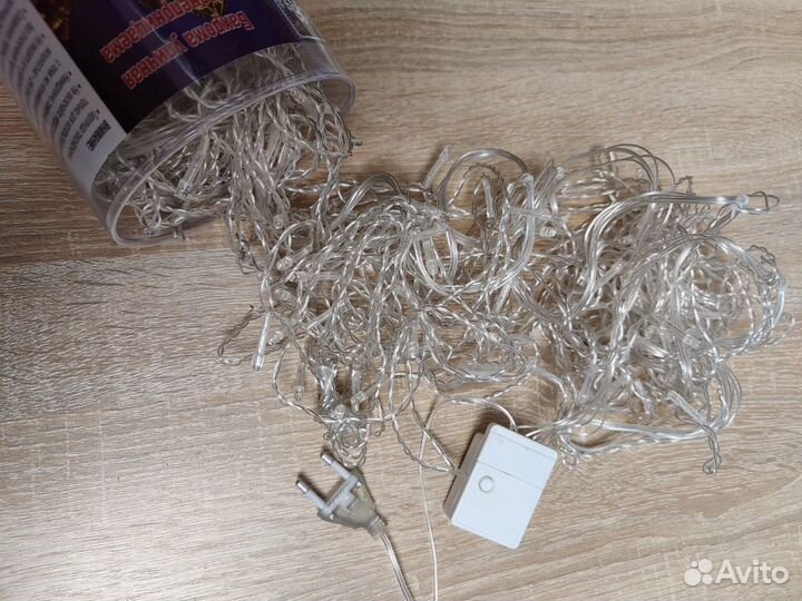 Гирлянда уличная бахрома