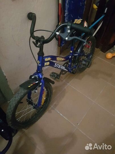 Велосипед детский stels с шлемом