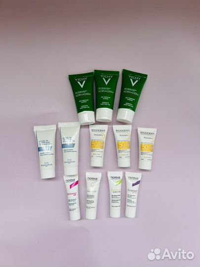 Uriage, LA roche-posay, Avene, vichy,пробники