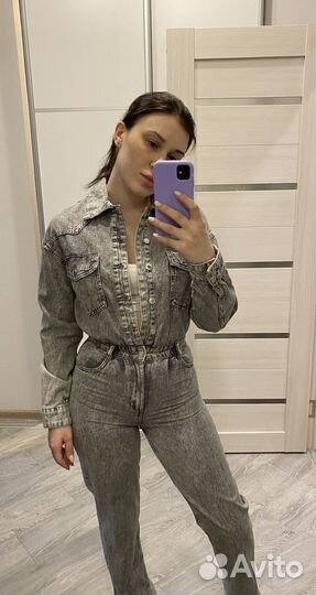 Комбенизон джинсовый bershka