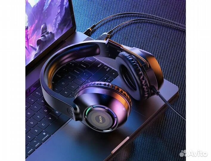 Наушники игровые полноразмерные Hoco W108