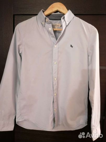 Рубашка светло-голубая 164 р