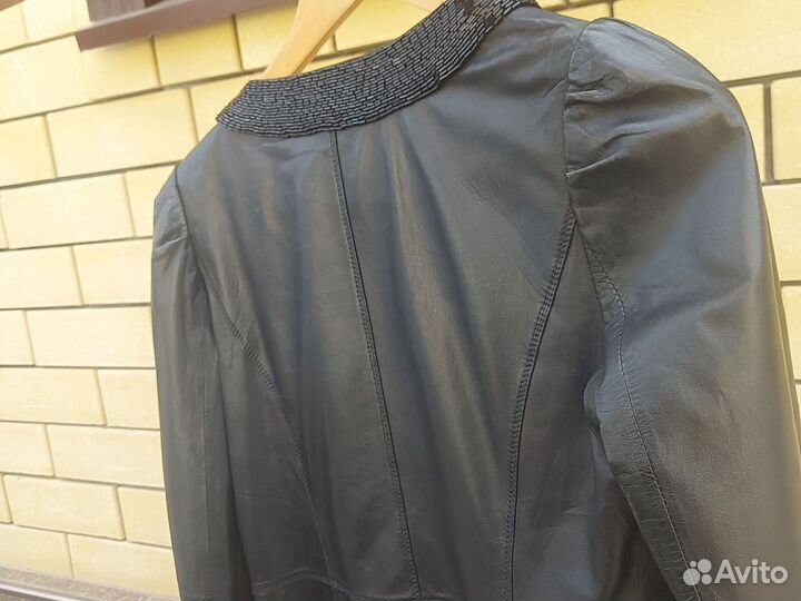 Куртка кожаная женская 48 размер