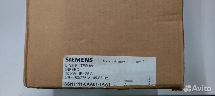 Siemens 6SN1111-0AA01-1AA1 сетевой фильтр