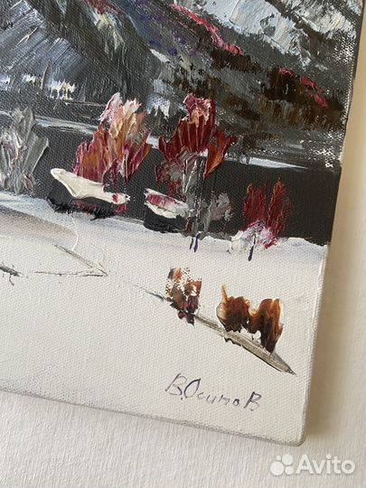 Картна. Художник В. Осипов. Байкал Порт. 40 х 55