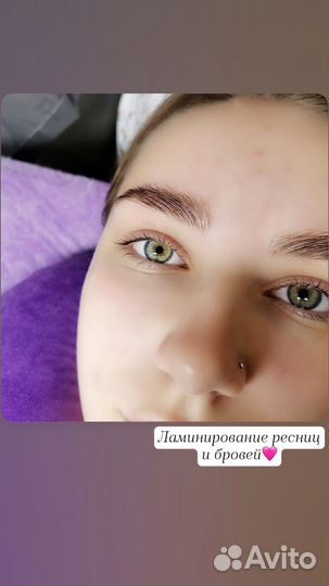 Наращивание ресниц, ламинирование бровей\ресниц