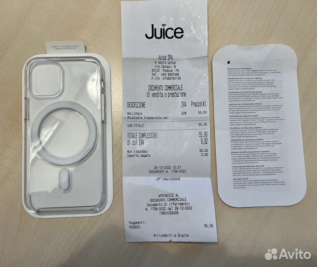 Чехол на iPhone 12 mini Clear Case оригинал