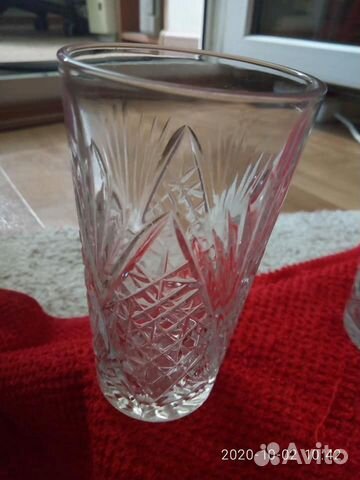 Стаканы хрустальные