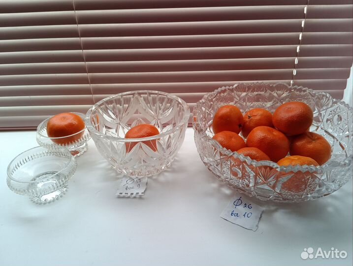 Хрустальная посуда СССР