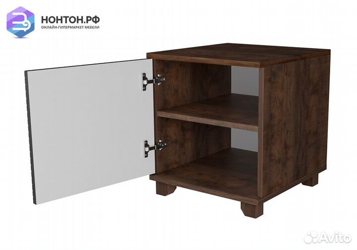 Тумба прикроватная со створкой Копенгаген дуб самд