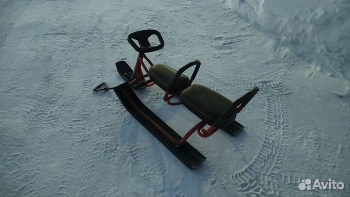 Снегокат для двоих бу