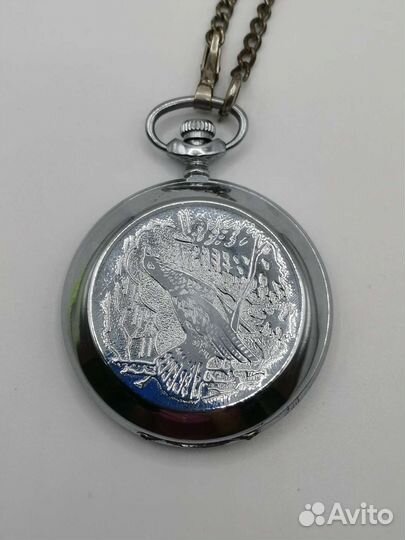 Часы карманные Молния с цепочкой СССР Рабочие
