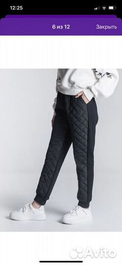 Утепленные брюки для девочки 140