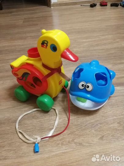 Сортер утка-каталка и кит