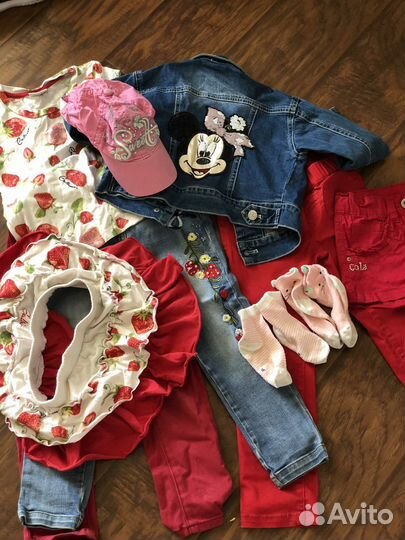 Одежда пакетом на девочку 2 3 года