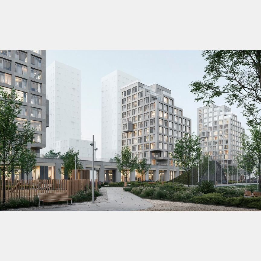 2-к. квартира, 62,3 м², 8/27 эт.