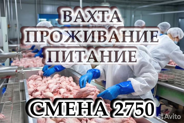 Разнорабочий-упаковщик/ца Вахта в Шахты с жильем