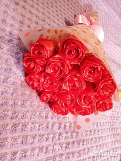 Букет из атласных лент