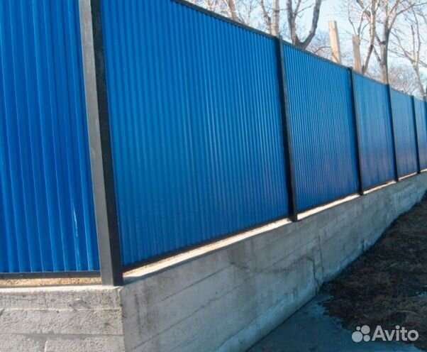 Профнастил для забора 2х1,2м 0,4мм