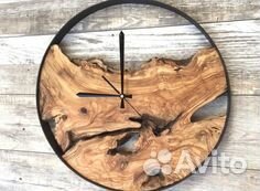 Часы из слэба