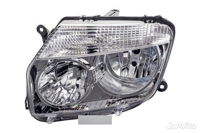 Фара левая (хром) Renault Duster