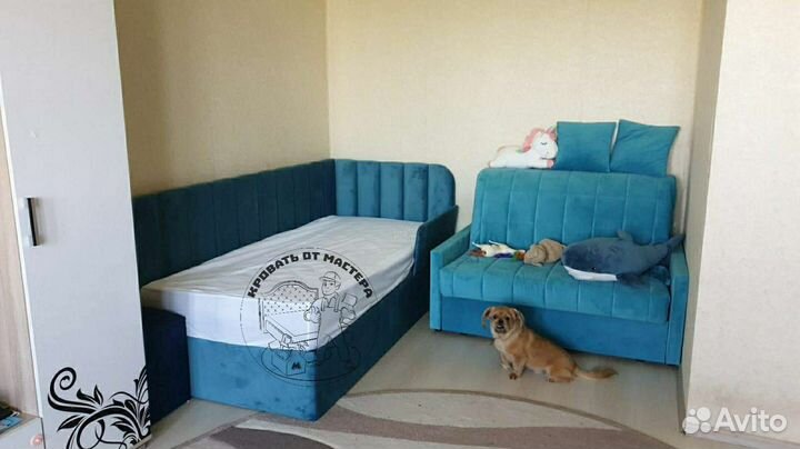 Детская кровать от 3 лет с бортиками