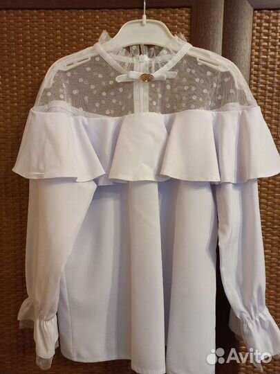 Нарядная блузка для школы