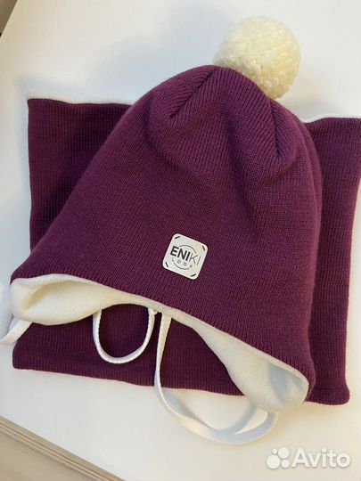 Комплект шапка и снуд