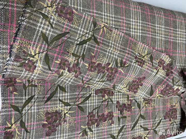 Ткань костюмная клетчатая