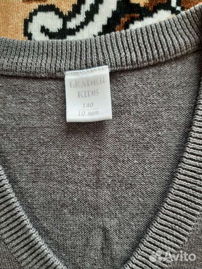 Жилетка для мальчика школьная 140