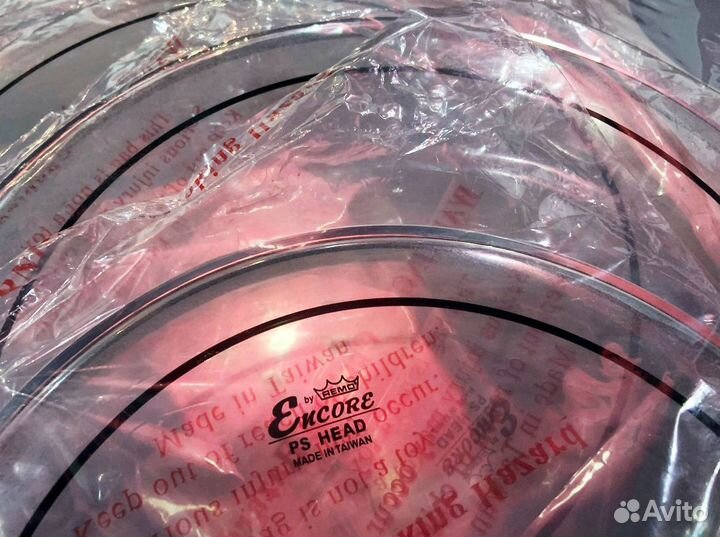 Пластики на барабаны Remo Encore и Hun NEW