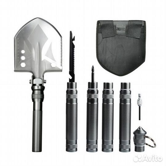 Складная многофункциональная туристическая лопата