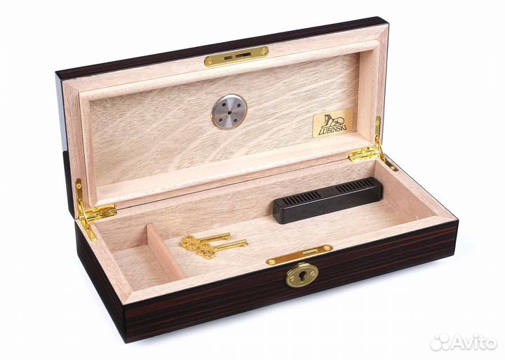 Хьюмидор Lubinski на 10 сигар, Эбеновое дерево