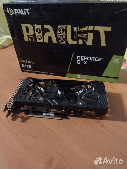 Игровая видеокарта GeForce GTX 1660 6gb