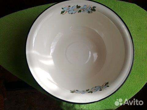 Эмалированный таз