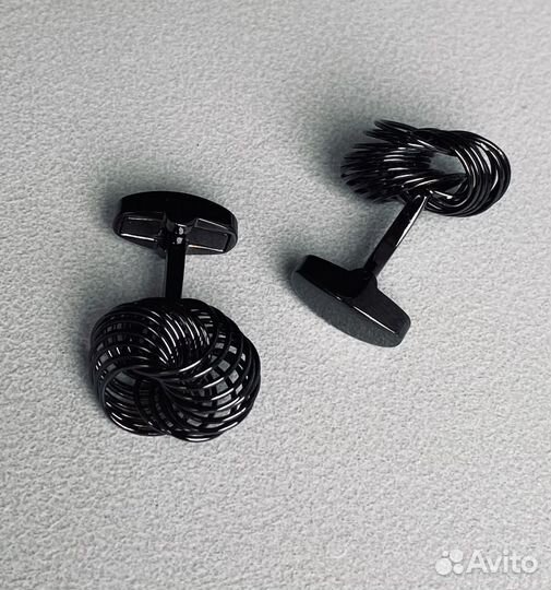 Запонки «Спираль»