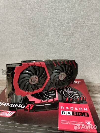 Видеокарта rx580 8gb msi