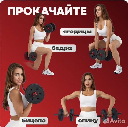 Гантели разборные 20 кг