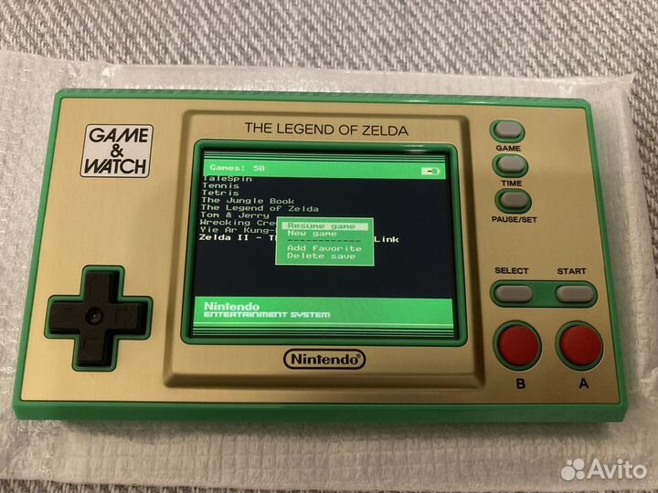 Nintendo Game & Watch (Retro-Go/NES, 50 игр)