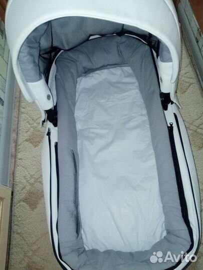 Коляска 2 в 1 эко кожа бу