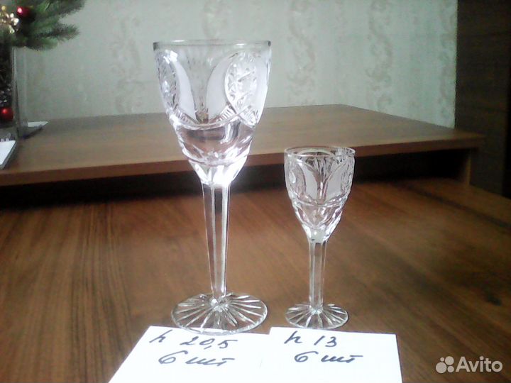 Рюмки фужеры хрусталь всё в наличии