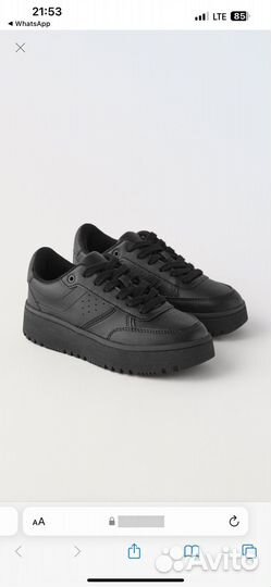 Кеды детские zara 35