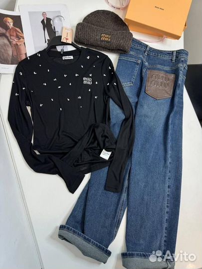 Лонгслив miu miu